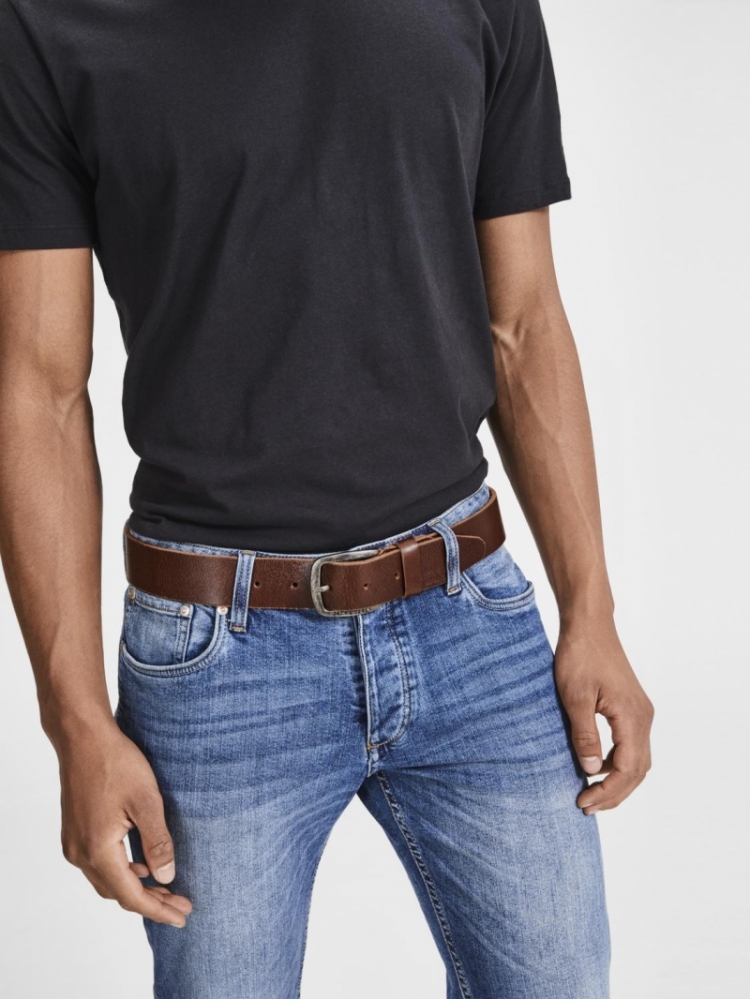 JACPAUL LEATHER BELT NOOS 175693 Black Co