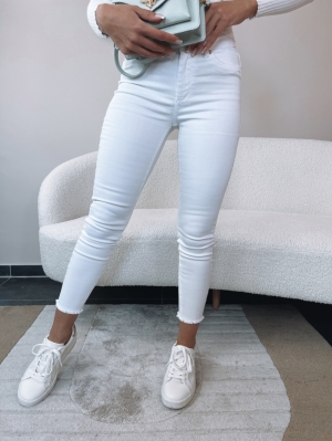 ONLBLUSH MID SK RAW ANK REA073 177991 White