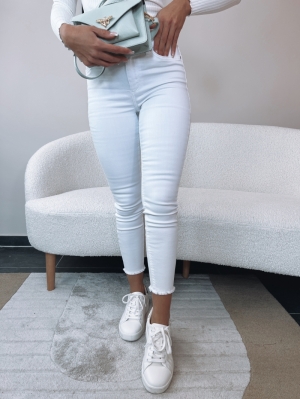 ONLBLUSH MID SK RAW ANK REA073 177991 White