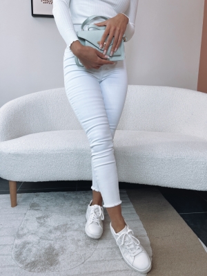 ONLBLUSH MID SK RAW ANK REA073 177991 White