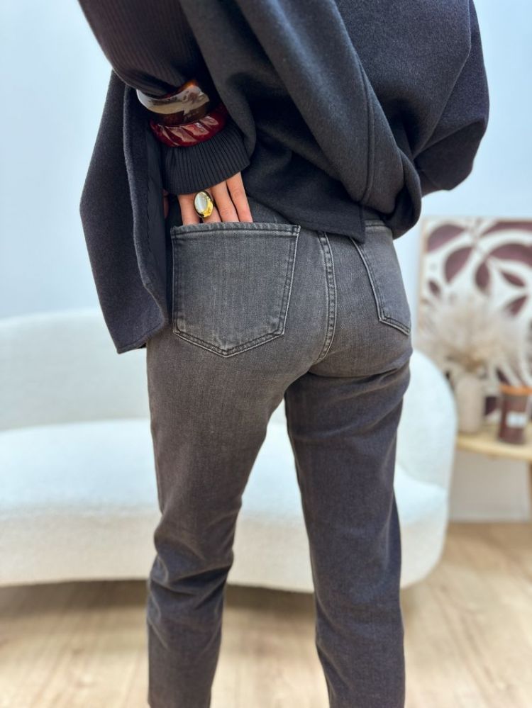 ONLEMILY STRETCH HW ST ANK CRO 179679 Dark Gre