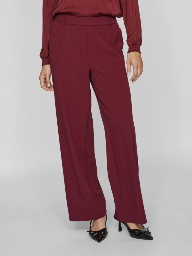 VIVARONE HW WIDE PANT - NOOS 202711 Cabernet