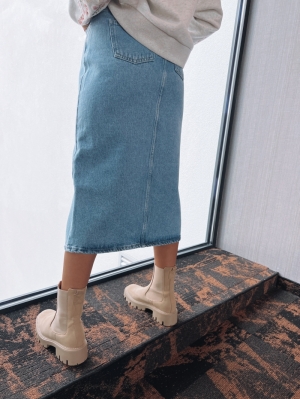ONLBIANCA MIDI SKIRT DNM REA N 177934 Light Bl