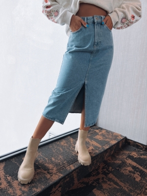 ONLBIANCA MIDI SKIRT DNM REA N 177934 Light Bl