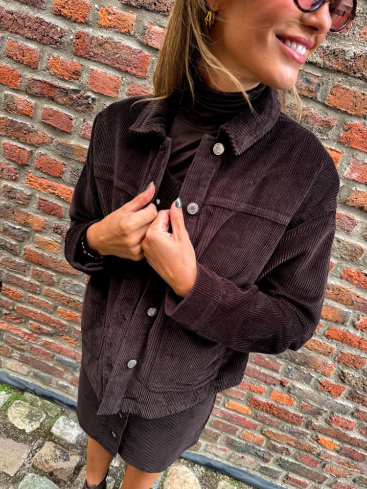 VMALBERTE LS ROLLNECK TOP JRS 297957 Chocolat