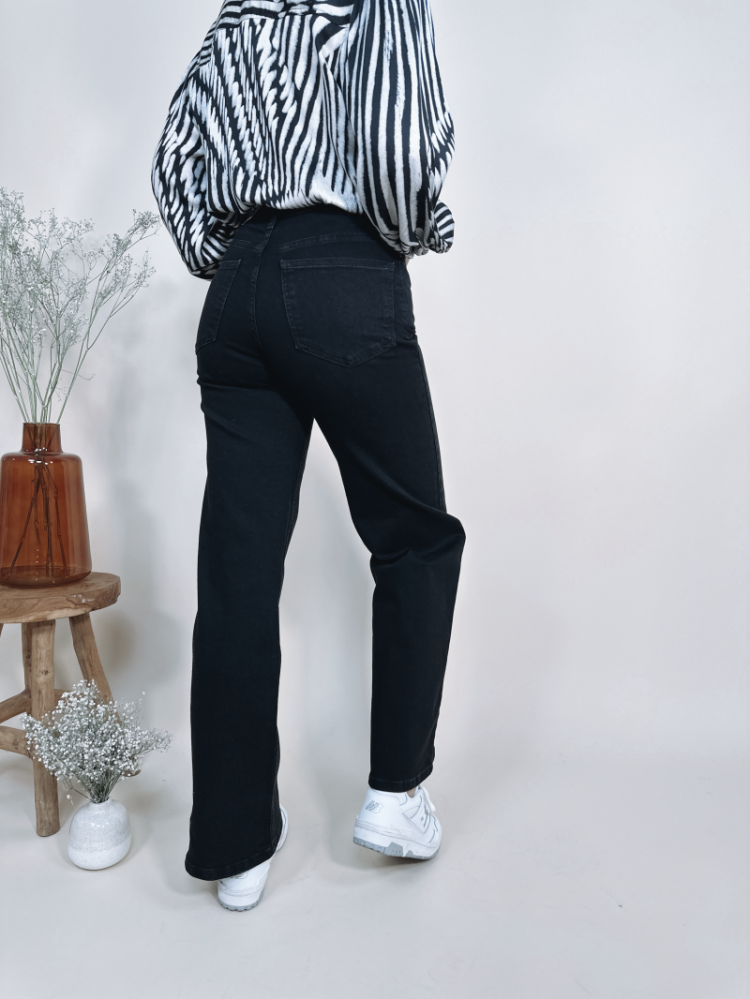 ONLMADISON BLUSH HW WIDE DNM C 278217 Washed B
