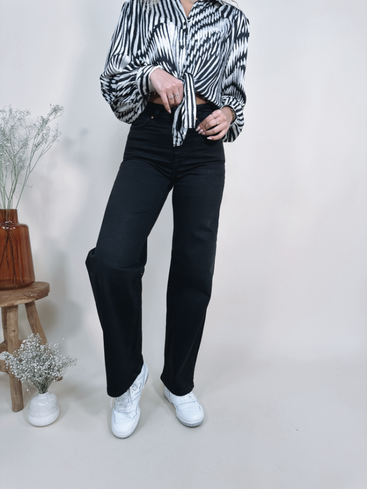 ONLMADISON BLUSH HW WIDE DNM C 278217 Washed B