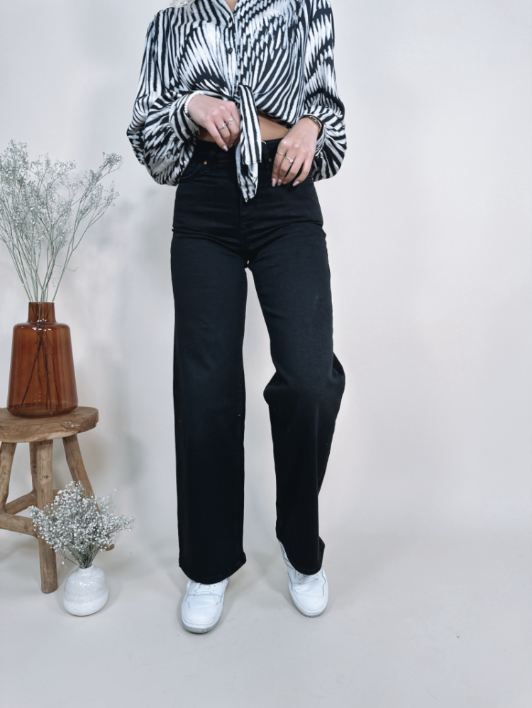 ONLMADISON BLUSH HW WIDE DNM C 278217 Washed B