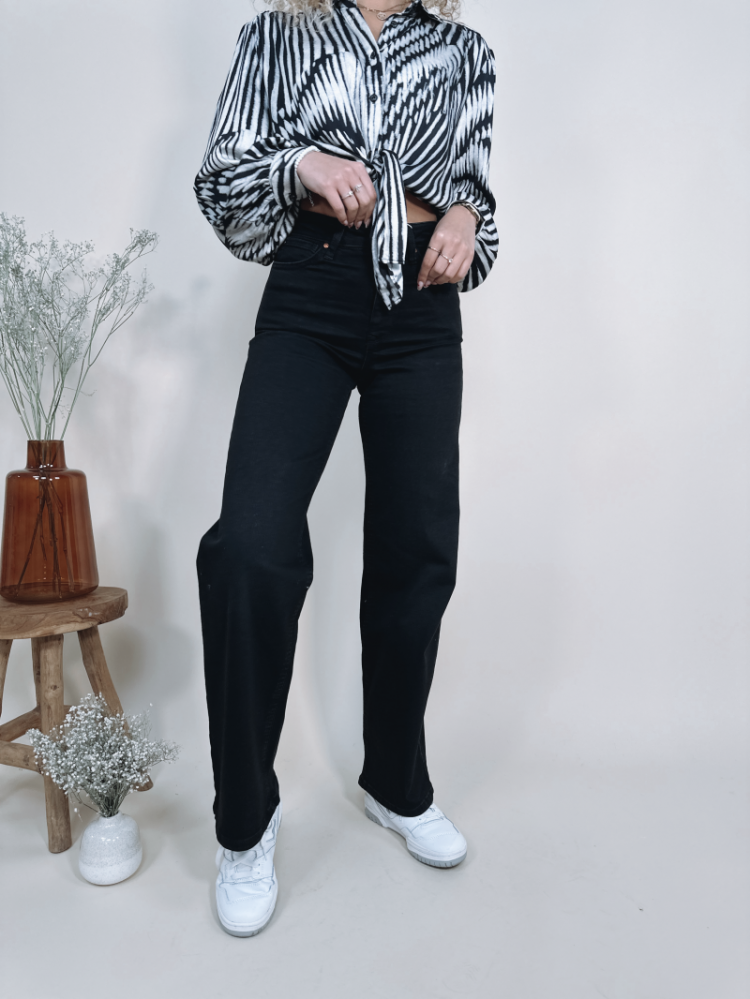 ONLMADISON BLUSH HW WIDE DNM C 278217 Washed B