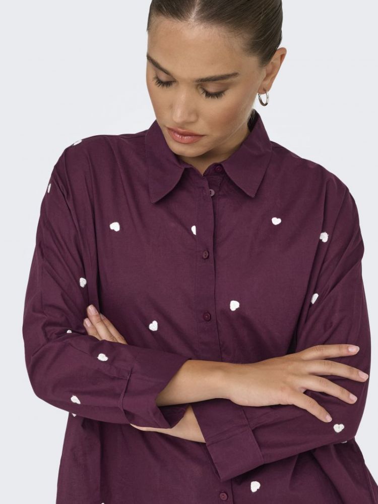 ONLNEW LINA GRACE LS EMB SHIRT 188839033 Winet