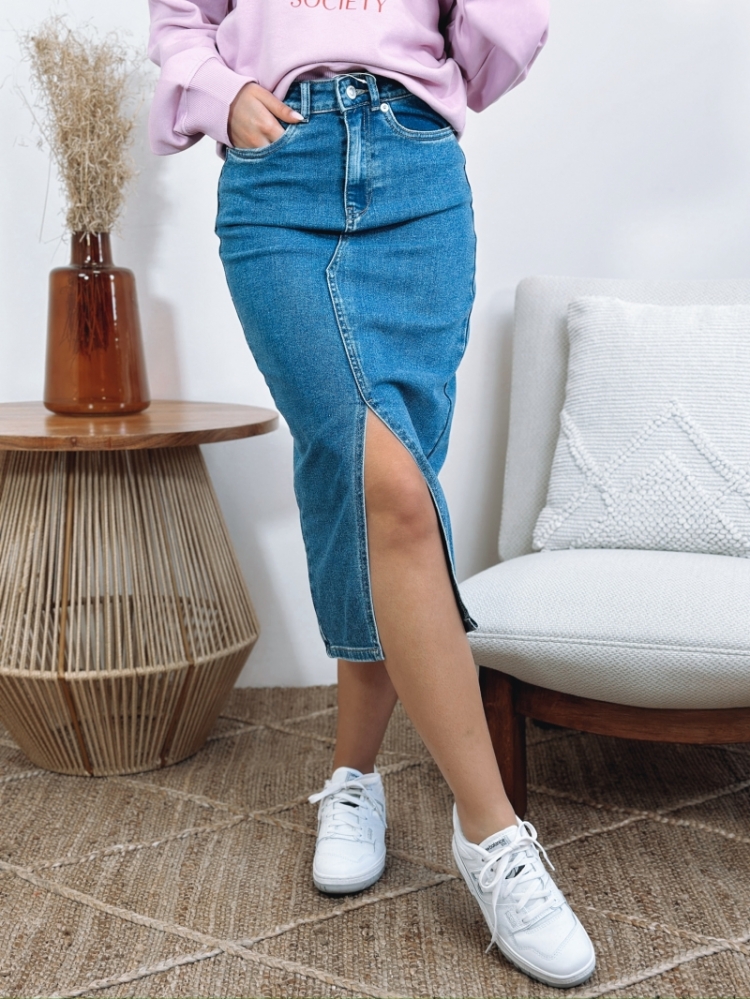 ONLSIRI FRONT SLIT SKIRT DNM G 179695 Medium B
