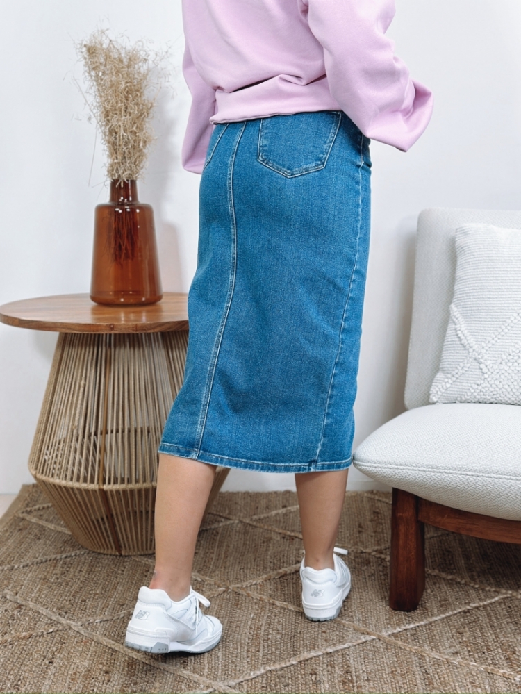 ONLSIRI FRONT SLIT SKIRT DNM G 179695 Medium B