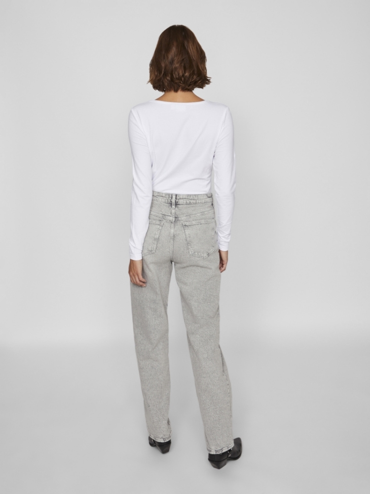 VIKELLY JAF HW STRAIGHT JEANS- 193579009 Light
