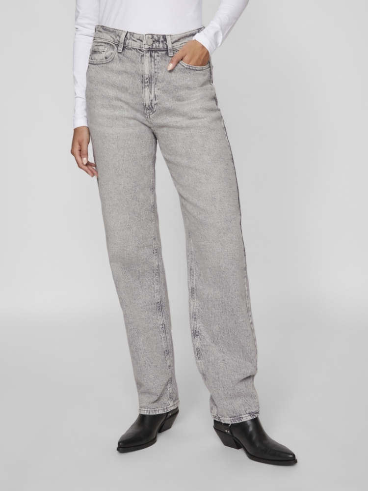 VIKELLY JAF HW STRAIGHT JEANS- 193579009 Light
