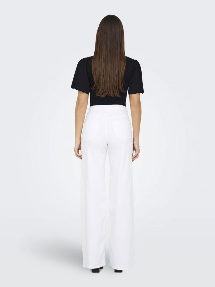 ONLMADISON BLUSH HW WIDE DNM C 177991 White