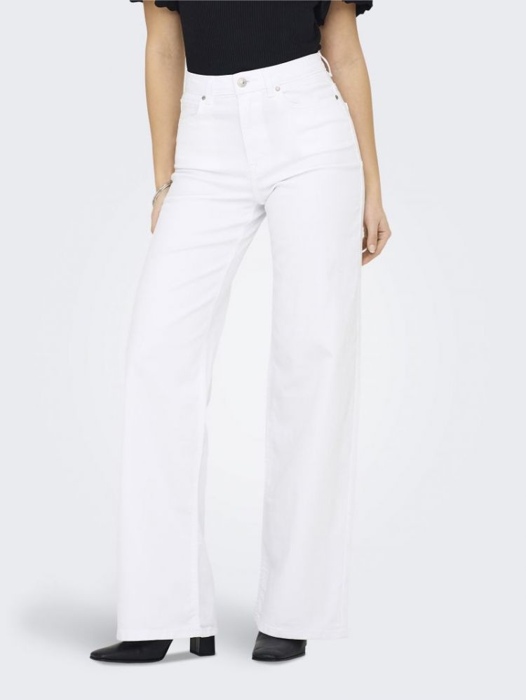 ONLMADISON BLUSH HW WIDE DNM C 177991 White