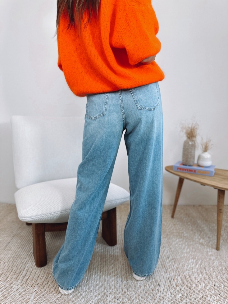 JXTOKYO WIDE HW JEANS R6078 DN 175852 Light Bl