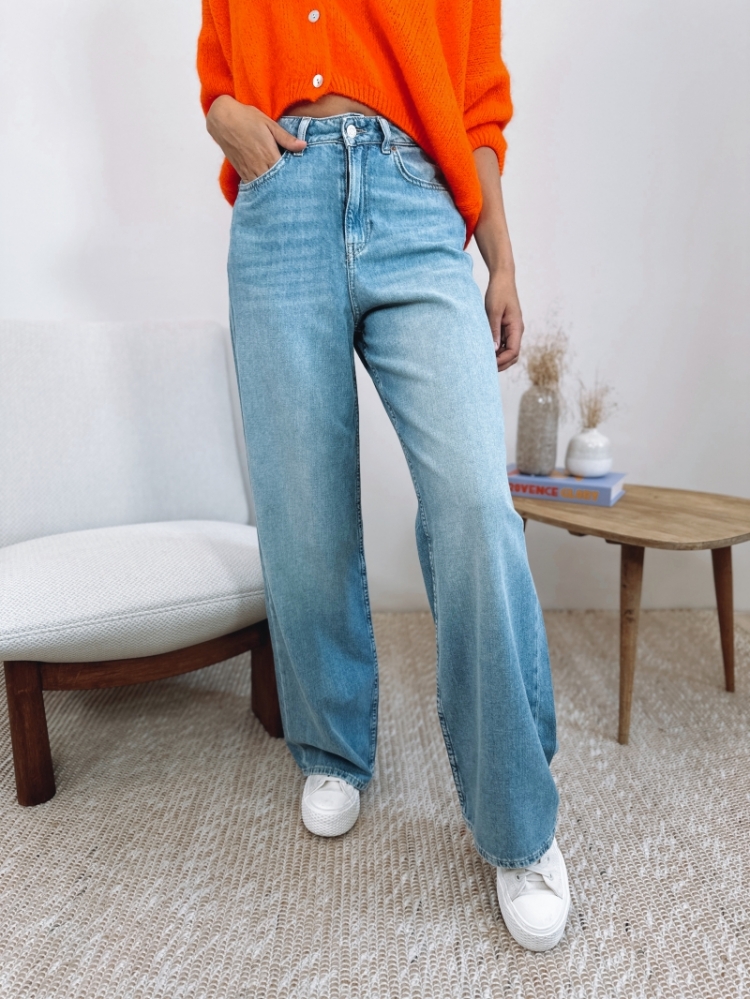 JXTOKYO WIDE HW JEANS R6078 DN 175852 Light Bl