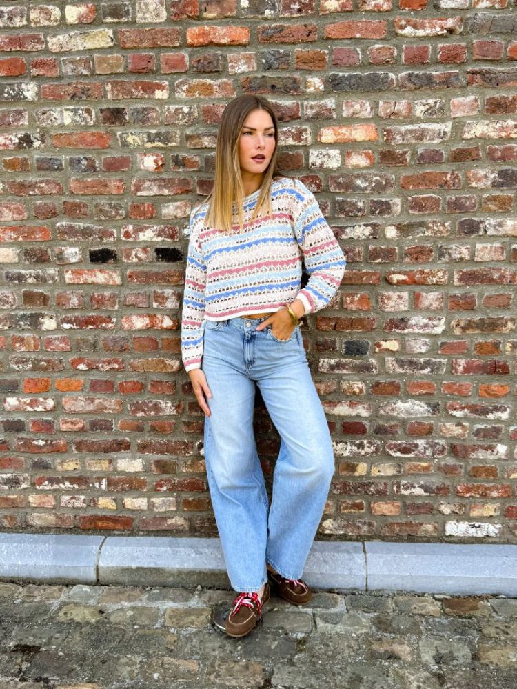 JXTOKYO WIDE HW JEANS R6078 DN 175852 Light Bl