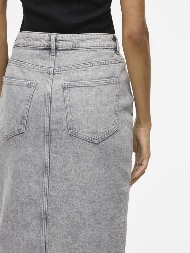 VIJAF HW MIDI DENIM SKIRT-NOOS 193579005 Light