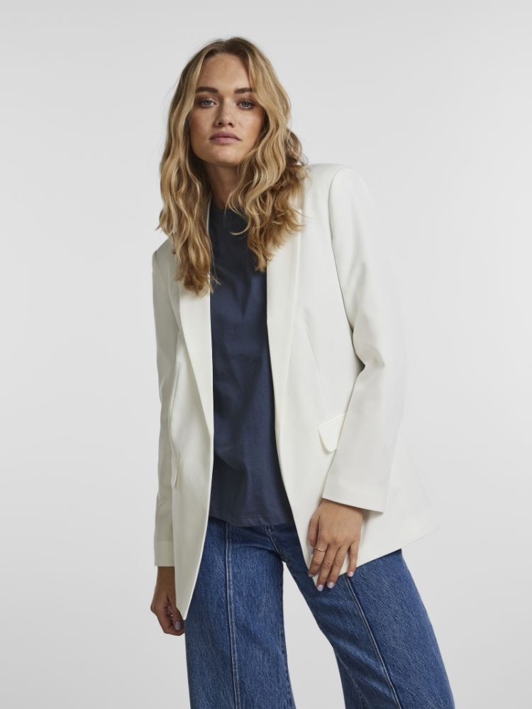 PCBOZZY LS LOOSE BLAZER NOOS B 196342 Cloud Da