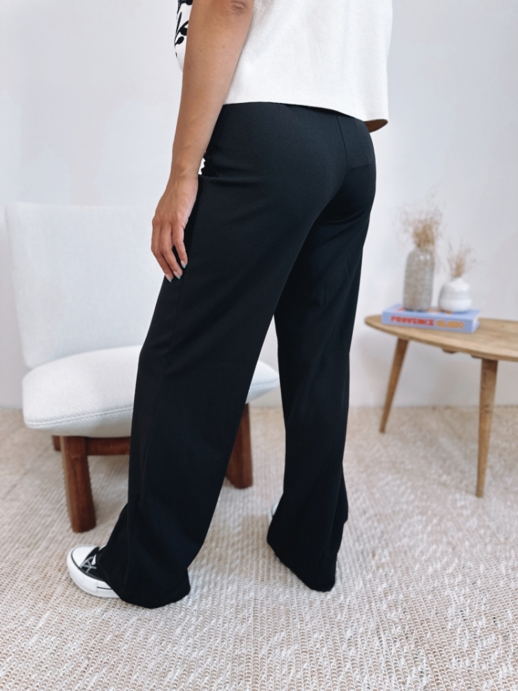 VMBECKY HW WIDE PULL ON PANT N 177868 Black