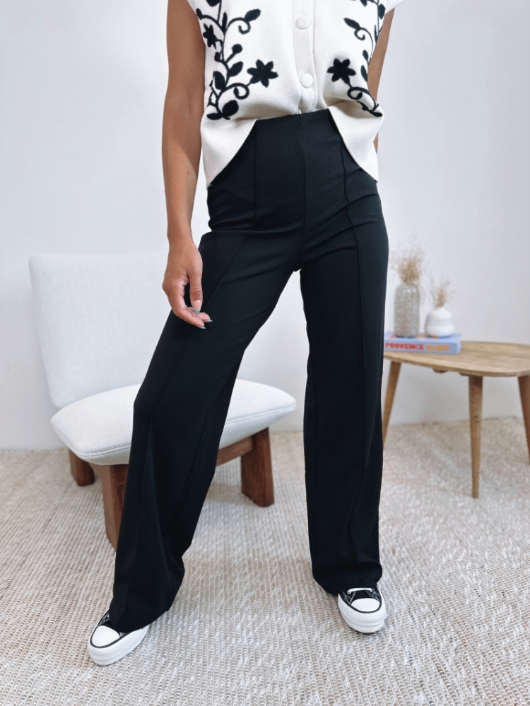 VMBECKY HW WIDE PULL ON PANT N 177868 Black