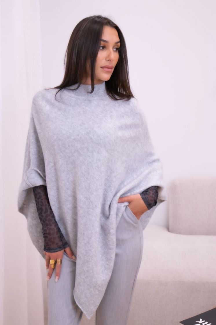 PCFORTUNA HIGH NECK PONCHO NOO 200289 Medium G