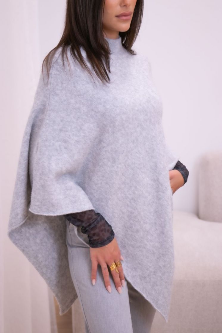 PCFORTUNA HIGH NECK PONCHO NOO 200289 Medium G