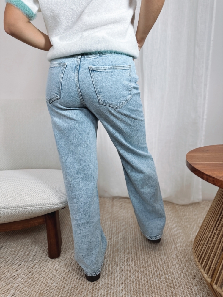 VMTESSA HR WIDE JEANS RA339 GA 178000 Light Bl