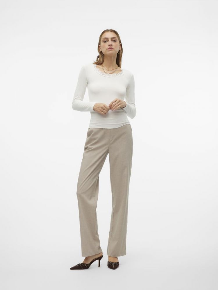 VMMAYA GOODY MW STRAIGHT PANT 192623001 Silve