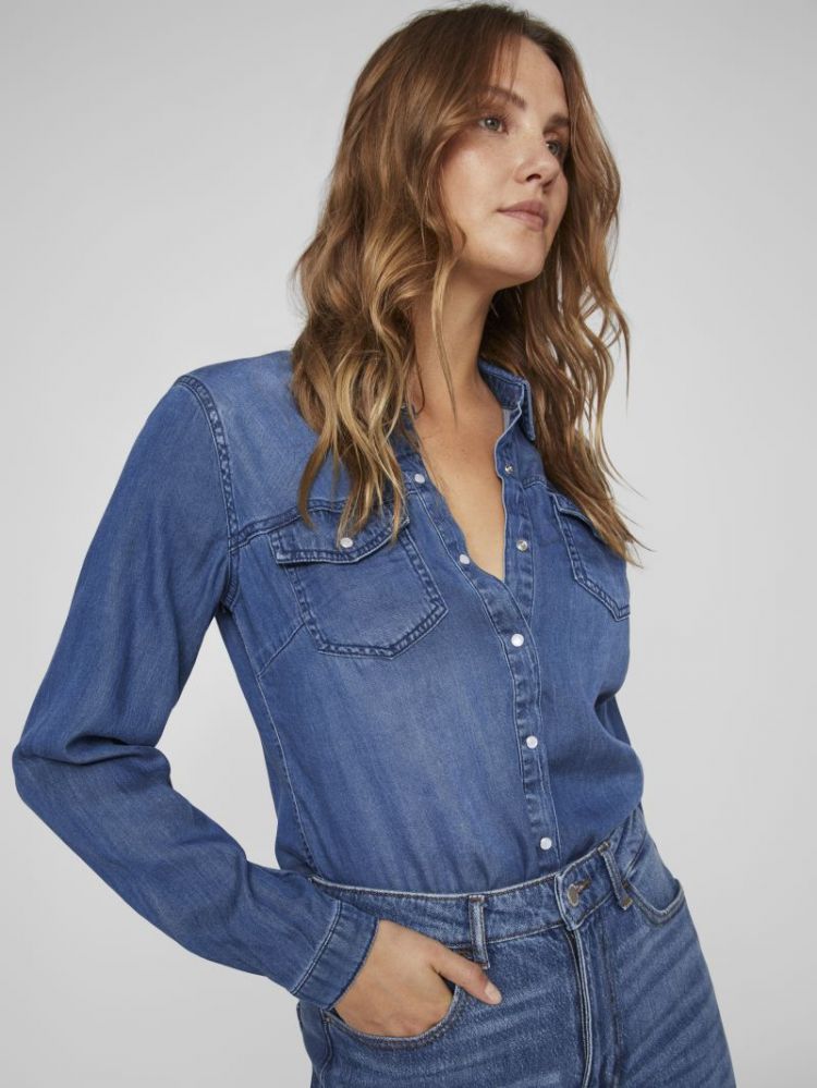 VIBISTA DENIM SHIRT-NOOS 177855001 Dark