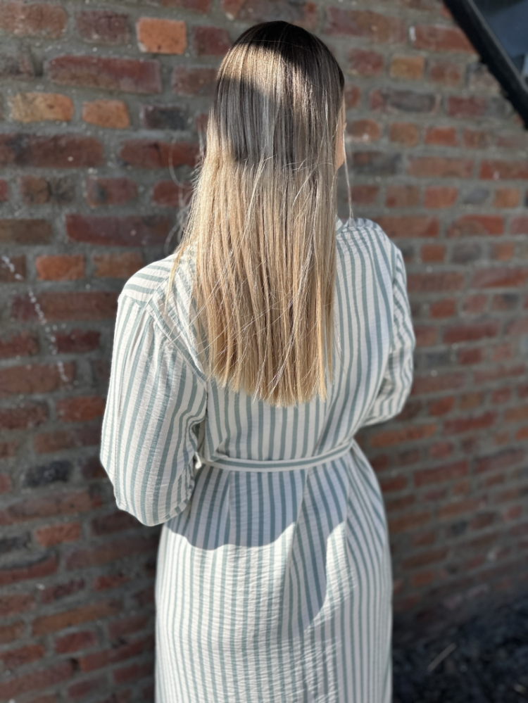 YASKAYA LS LONG SHIRT DRESS S. 214151003 Birch