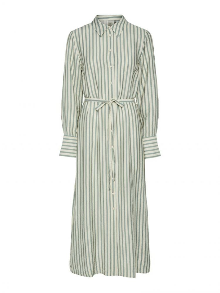 YASKAYA LS LONG SHIRT DRESS S. 214151003 Birch