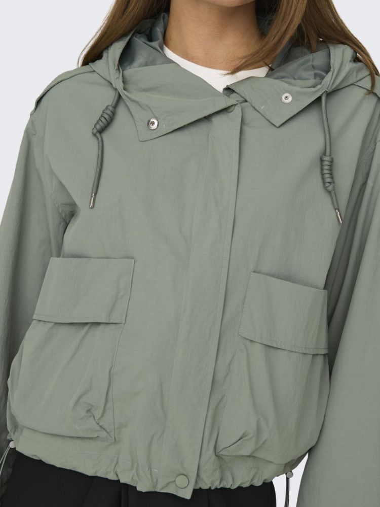 ONLMAMBA SHORT PARKA JACKET CC 246415 Hedge Gr