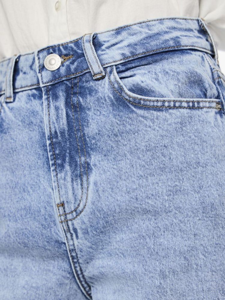 PCSELMA HW WIDE JEANS LB NOOS 184718 Light Bl