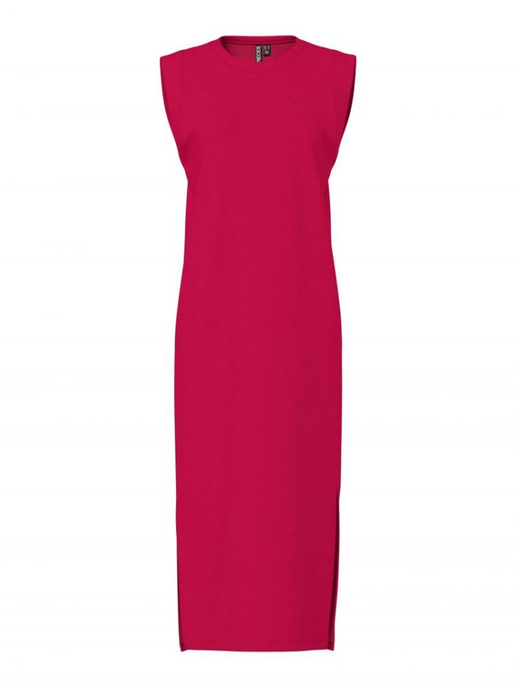 PCCHILLI SUMMER SL ANK DRESS U 220532 Cerise