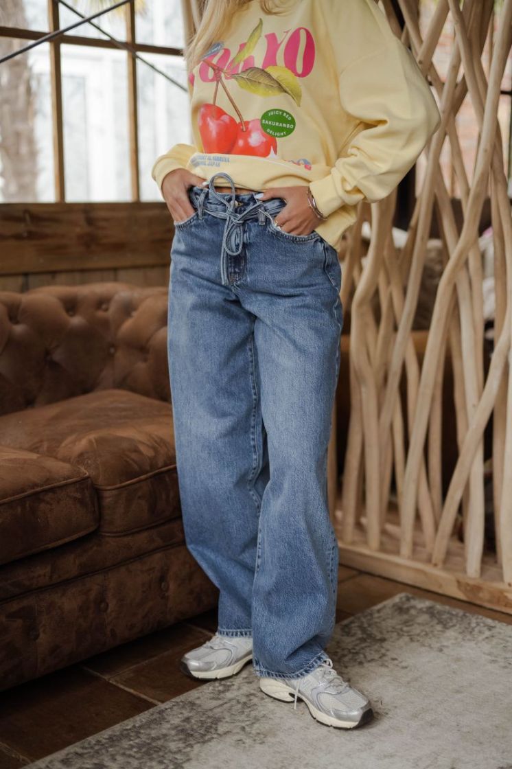 ONLGIANNA MW STRAIGHT DNM DOT5 179695 Medium B
