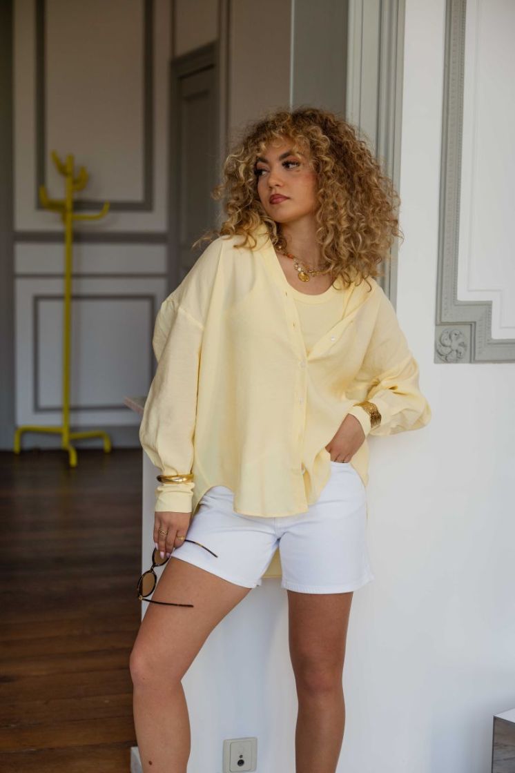 ONLGIANNA MW BELTED SHORTS AZG 179707 White De