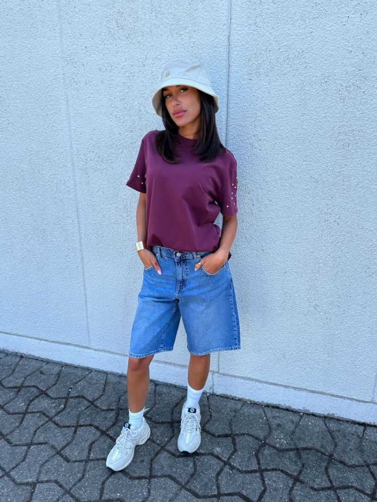 ONLMATE REG BAGGY LONG SHORTS  179695 Medium B