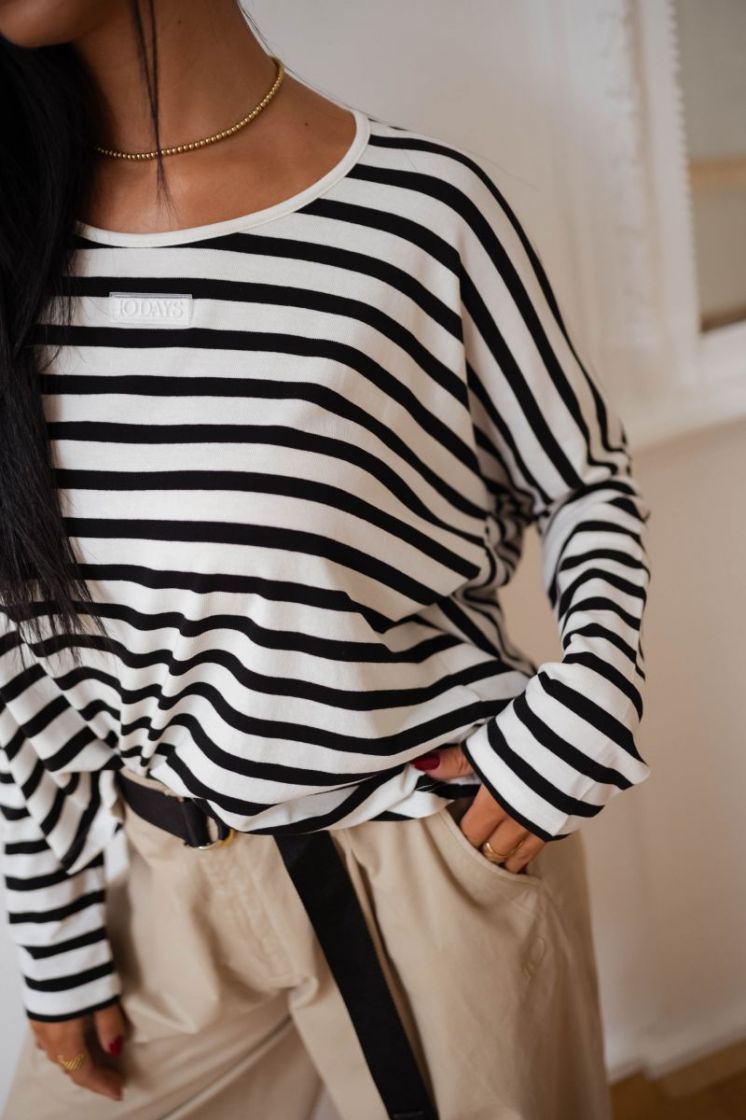  ecru/black