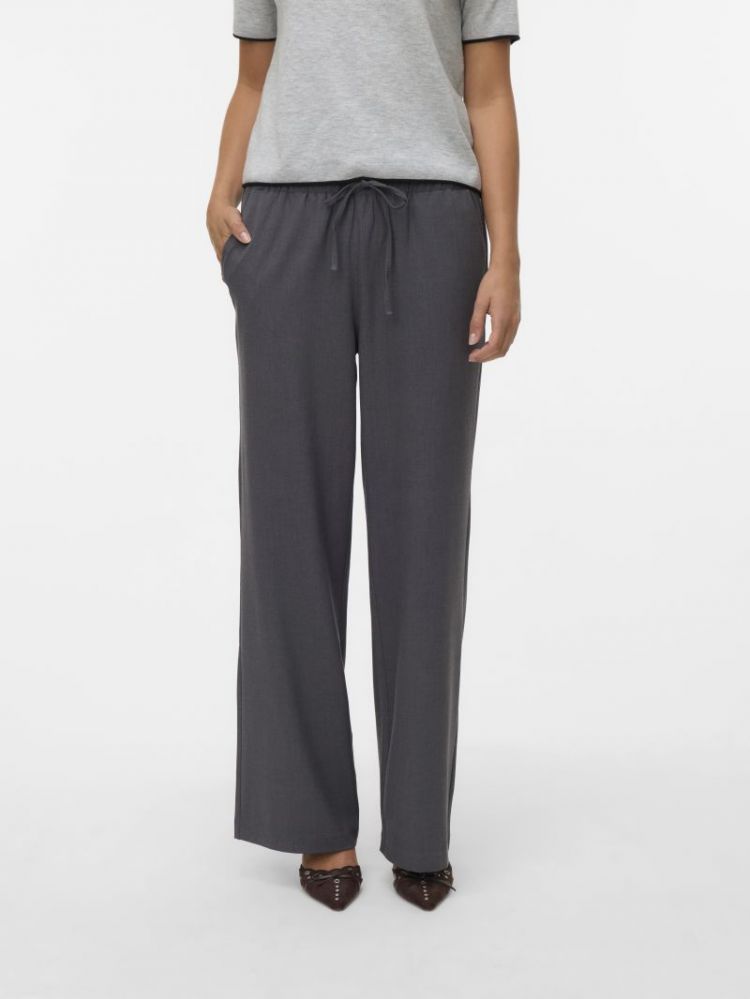 VMMILLY LW WIDE STRING PANT NO 178996 Dark Gre