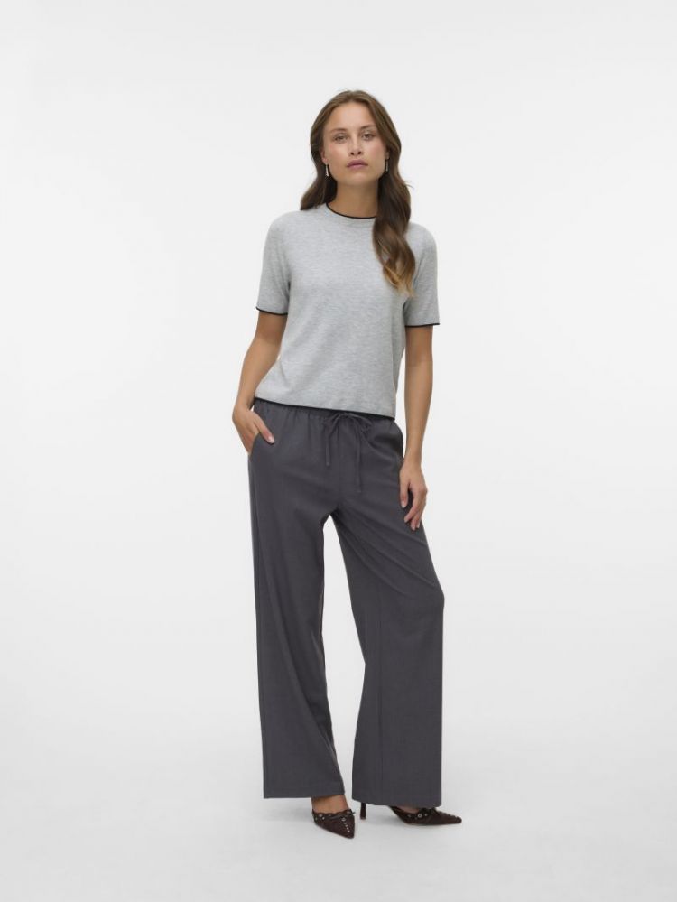 VMMILLY LW WIDE STRING PANT NO 178996 Dark Gre