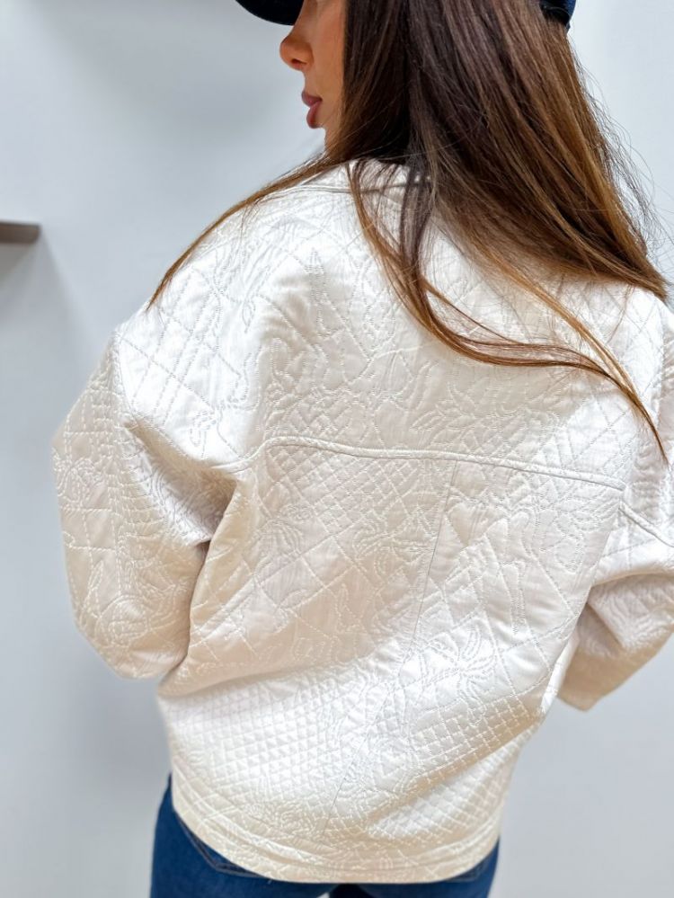 YASKAMMY LS QUILTED JACKET 214151 Birch