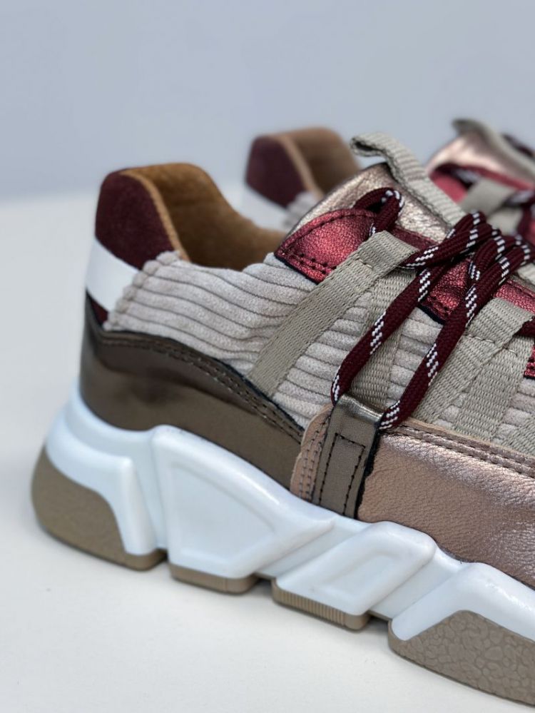  BORDEAUX/BEIGE