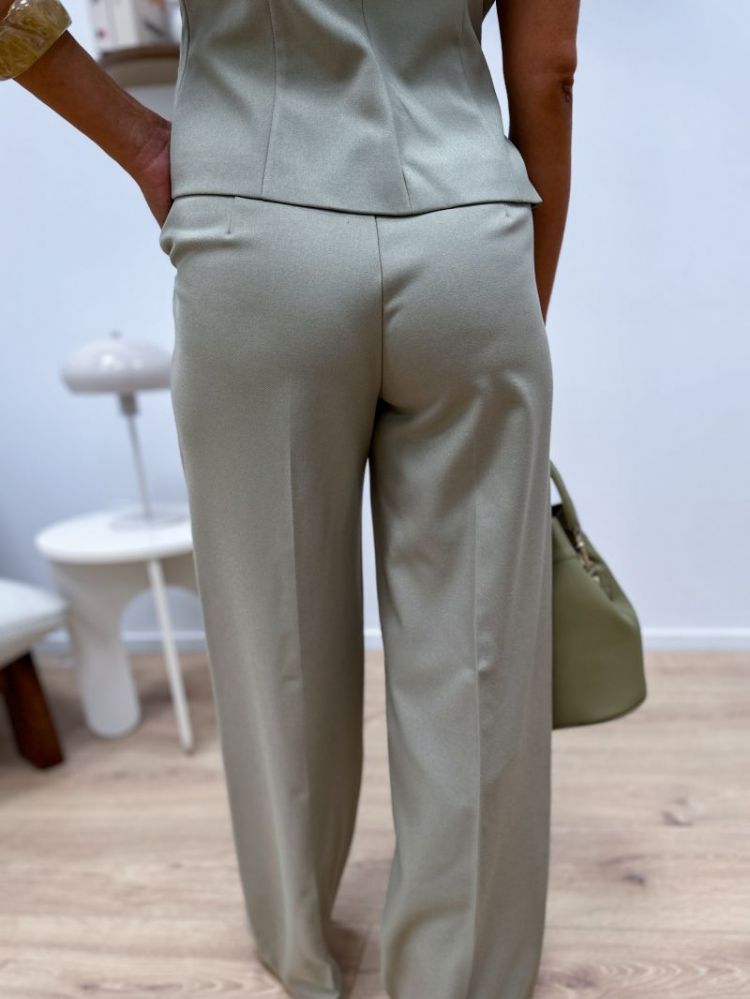 VIKEEP HW WIDE TAILORED PANTS 302501 Elm