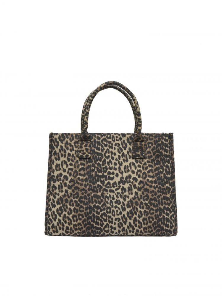 ONLDIANA ANIMAL CANVAS SHOPPER 227035001 Toast