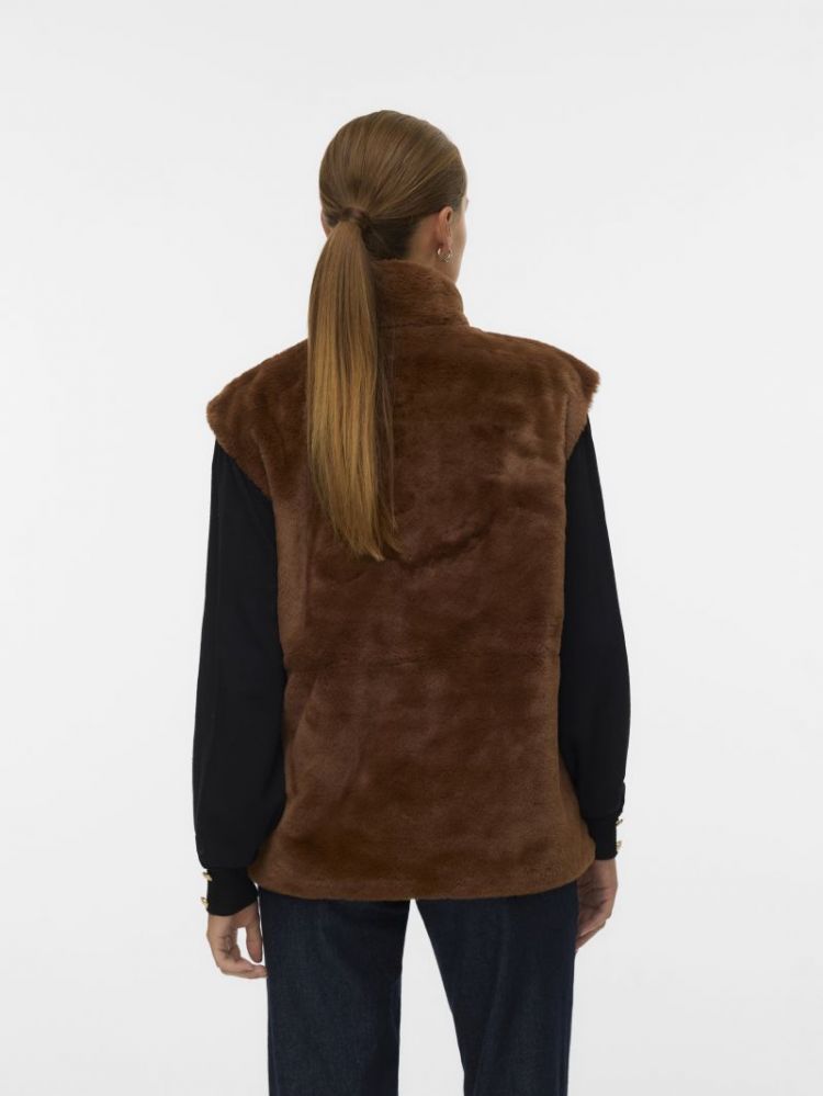 VMSONJAPOPPY FAUX FUR WAISTCOA 255337 Emperado