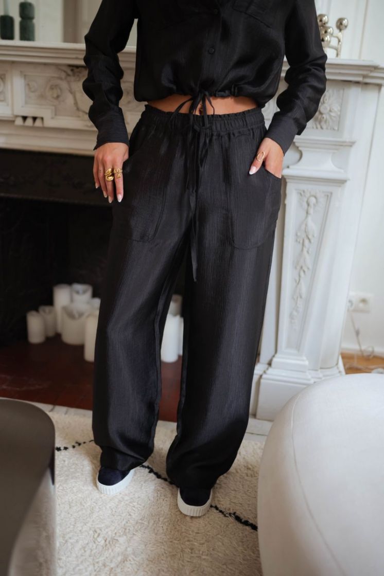 VMTOMA HW STRAIGHT PANTS WVN 177868 Black