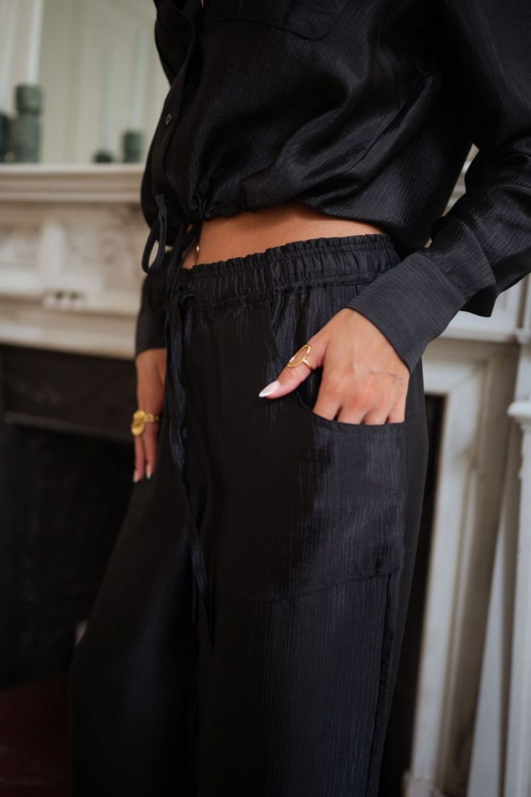 VMTOMA HW STRAIGHT PANTS WVN 177868 Black